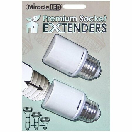 LIGHTITUP Miracle LED Socket Extenders for Boosts Brightness LI3658296
